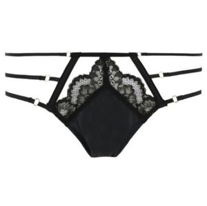 Lise Charmel Lingerie Nouvel Eros Collection Black Strapy Thong